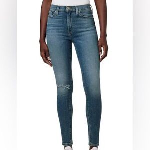 Hudson Barbara Super Skinny Distressed Jeans Size 24